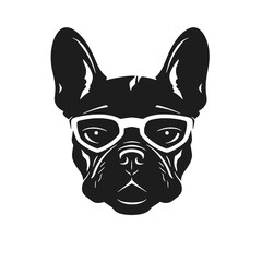 French Bulldog with sunglasses 
