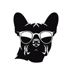 French Bulldog with sunglasses 