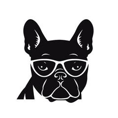 French Bulldog with sunglasses 