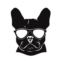 French Bulldog with sunglasses