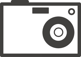 camera vector icon, camera photography icon