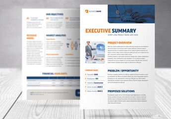 Business Executive Summary Report Template