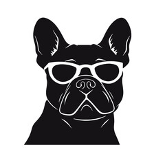 French Bulldog with sunglasses