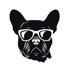 French Bulldog with sunglasses