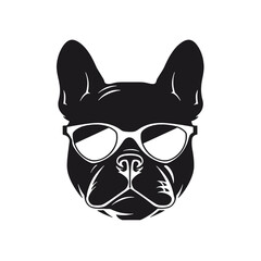 French Bulldog with sunglasses