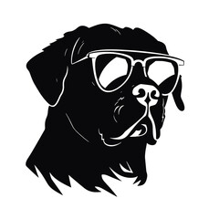 Rottweiler  silhouette