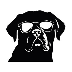 Rottweiler  silhouette