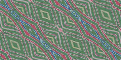 Ethnic abstract ikat art design. Seamless pattern in tribal, folk embroidery, and Mexican style. Seamless abstract ikat pattern.background ,carpet,wallpaper,clothing,