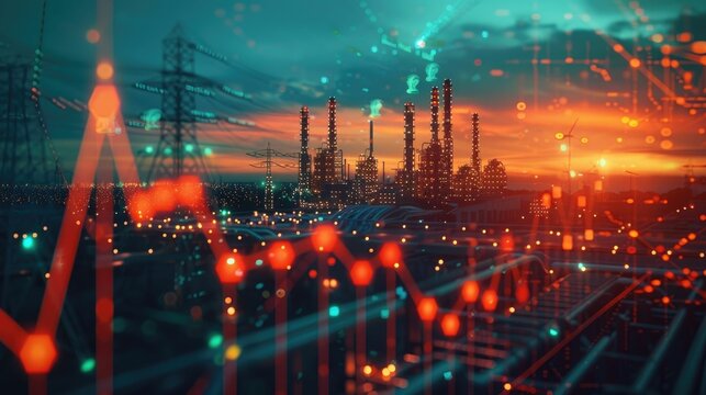 Energy company monitoring a decline in resource availability