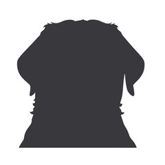 Rottweiler, Silhouettes Dog Face SVG, black and white Rottweiler vector