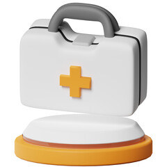  First Aid Kit Medical Hospital 3D Object