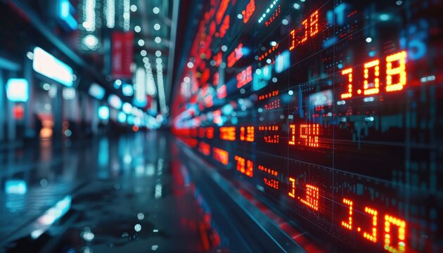 IPO Boom, Showcase images of initial public offerings (IPOs), bell-ringing ceremonies, and newly listed companies to reflect the trend of increased IPO activity and investor interest in newly public c