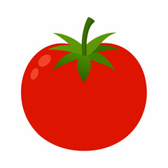 Tomato Isolated on White Background
