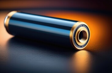 Bullet on black background