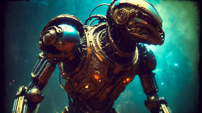 Alien robot of the future