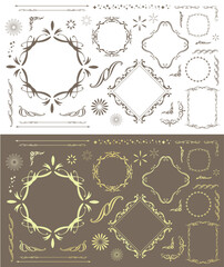 エレガントなフレームセット