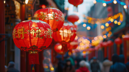 The lantern decorating the streets of Chinatown on New Year's Eve creates an impressive view and reminds of the importance of preserving traditions and cultural heritage.