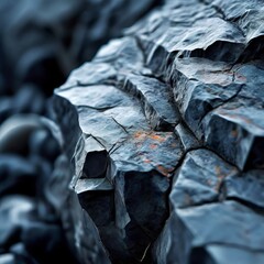 Close-up on a stone surface: low contrast