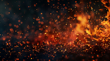 火の粉、火花の背景
