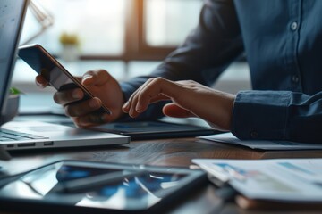 People who use cell phones and laptops