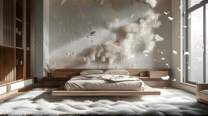 Floating Feather Bed: A Haven of Serene Rest and Tranquility