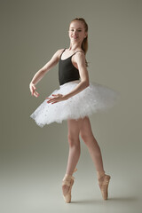 young ballerina girl