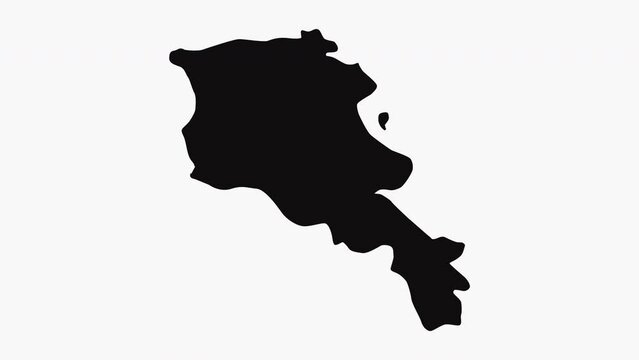 animation forming a map of Calceta in ecuador