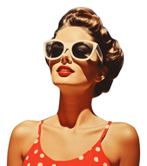 PNG Beach sunglasses portrait outdoors.