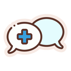 doctor consultation sticker