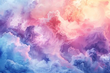 Fototapeta premium Subtle pastel gradient background with gentle light blur effect in soft, delicate hues