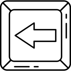 Backspace key Icon