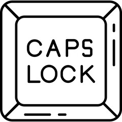 Caps lock key Icon