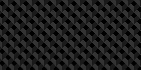 Abstract cubes geometric tile and mosaic wall or grid hexagon technology wallpaper. black and gray geometric block cube structure backdrop grid triangle texture vintage design.