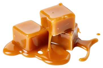 PNG Salted caramel candy dessert food white background