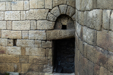 The entrance is located at the fortress wall. It is a monument of ancient Persian fortification...