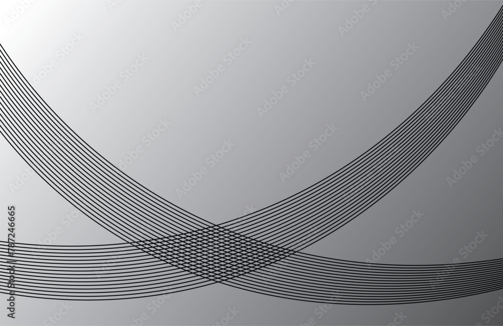 Poster abstract lines gray on white background. vector illustration of the pattern.