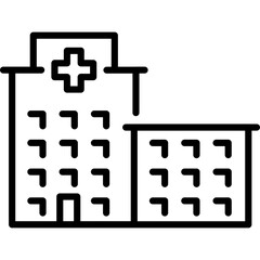 Obraz premium Hospital Icon