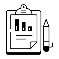 Writing Materials Line Style Icons