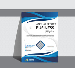 Annual business flyer template