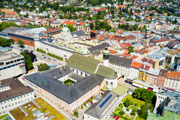 Innsbruck aerial view, Austria