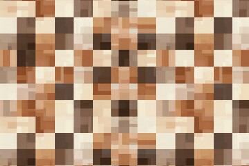 a seamless pattern gingham style, brown shades