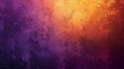 vibrant purple and orange gradient background with grungy texture and bright glow abstract - obrazy, fototapety, plakaty