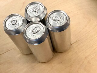empty can aluminium drinks beverage tin can no label blank plain full screen