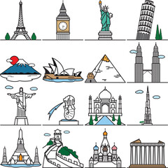famous landmarks from around the world