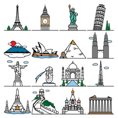 famous landmarks from around the world
