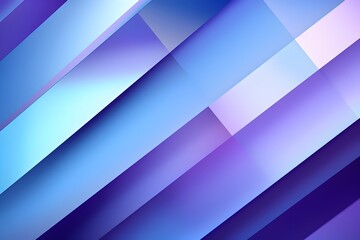 Fototapeta premium Striking Purple and Light Blue Abstract Digital Backdrop with Intersecting Sharp Geometric Shapes and Overlapping Graphic Layers