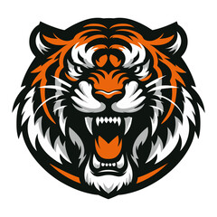 Vector tiger head.