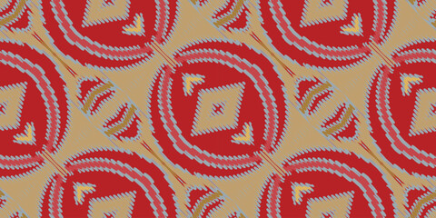 Naklejka premium Ethnic oriental ikat seamless pattern traditional. Fabric Indian style. Design for background, wallpaper, vector illustration, fabric, clothing, carpet, textile, batik, embroidery.