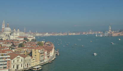 Venice Panorama ultra wide beautiful light Poster sphere