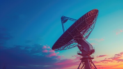 Listening to the Cosmos: Radio Dish on High